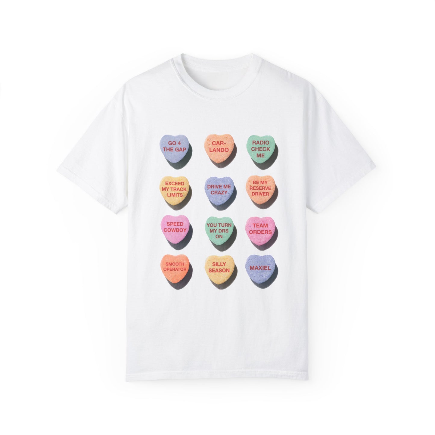 F1 Conversation Hearts T-Shirt