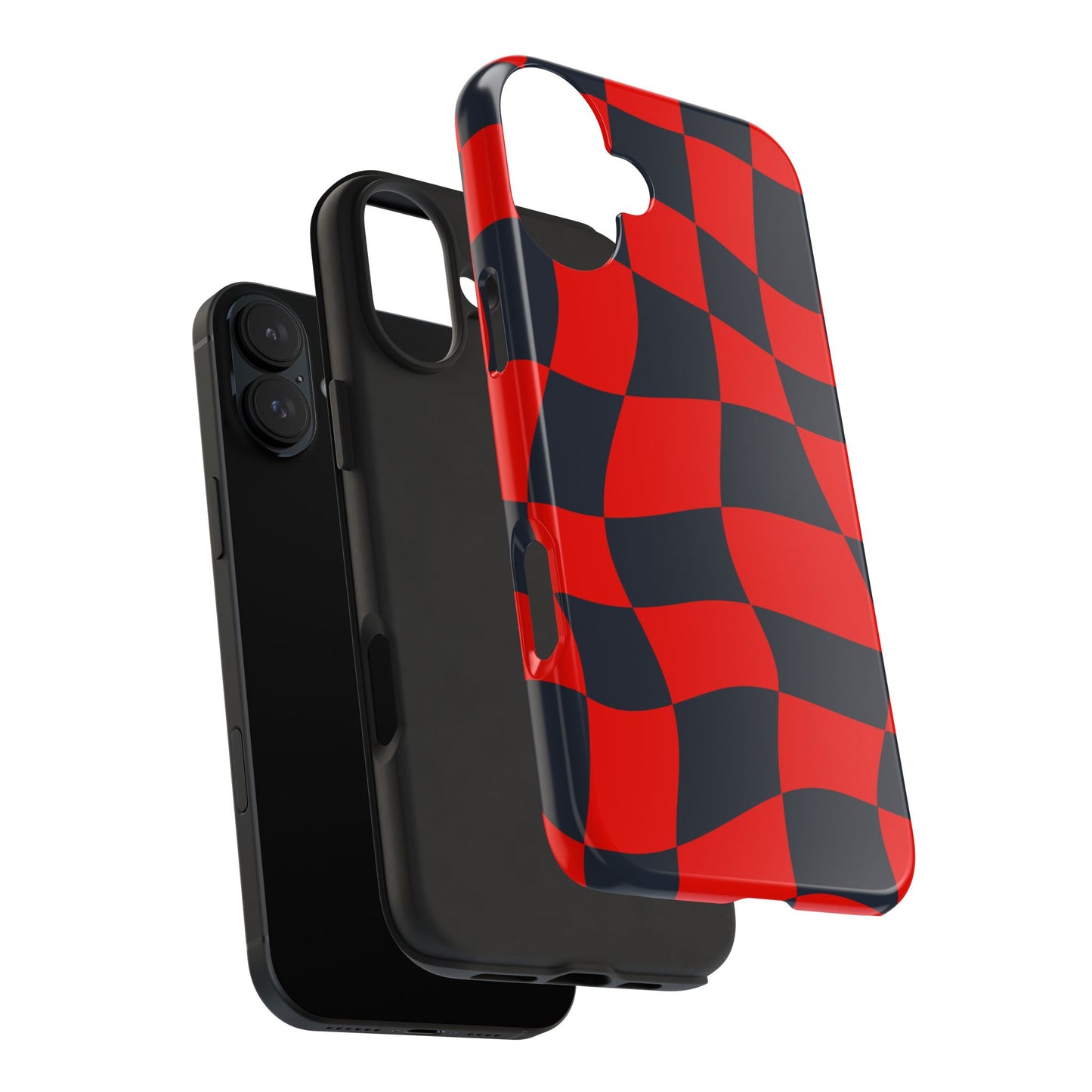 RedBull Crimson - Checkered Flag Phone Case