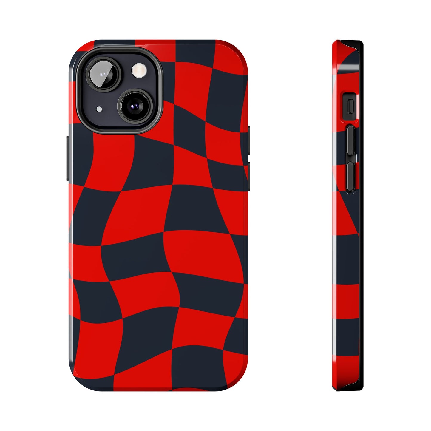 RedBull Crimson - Checkered Flag Phone Case