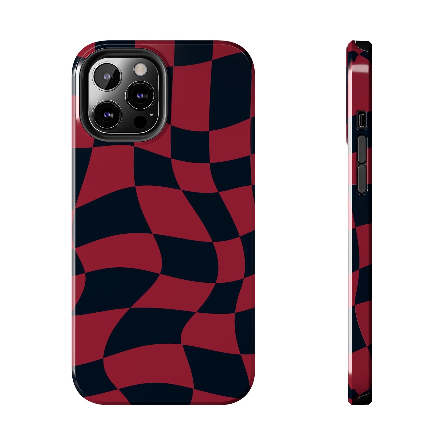 Alfa Romeo Red - Checkered Flag Phone Case