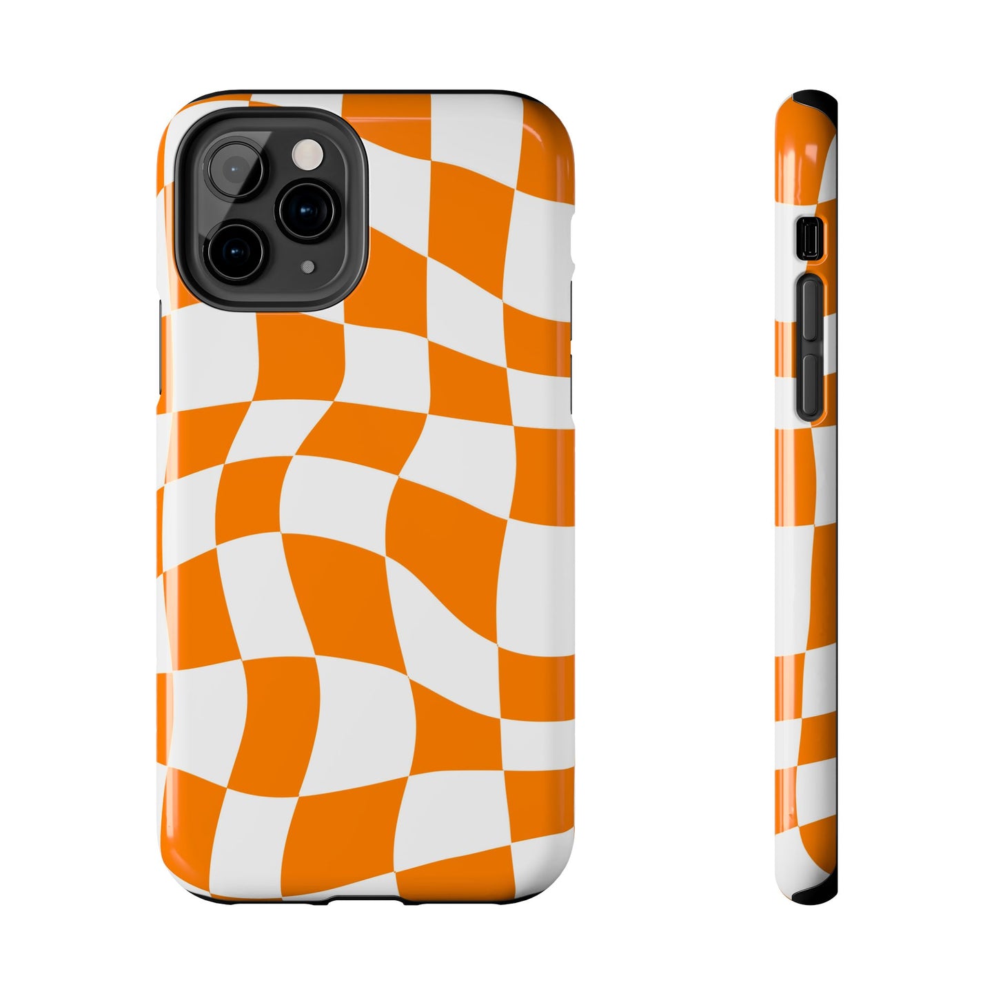 McLaren Orange - Checkered Flag Phone Case