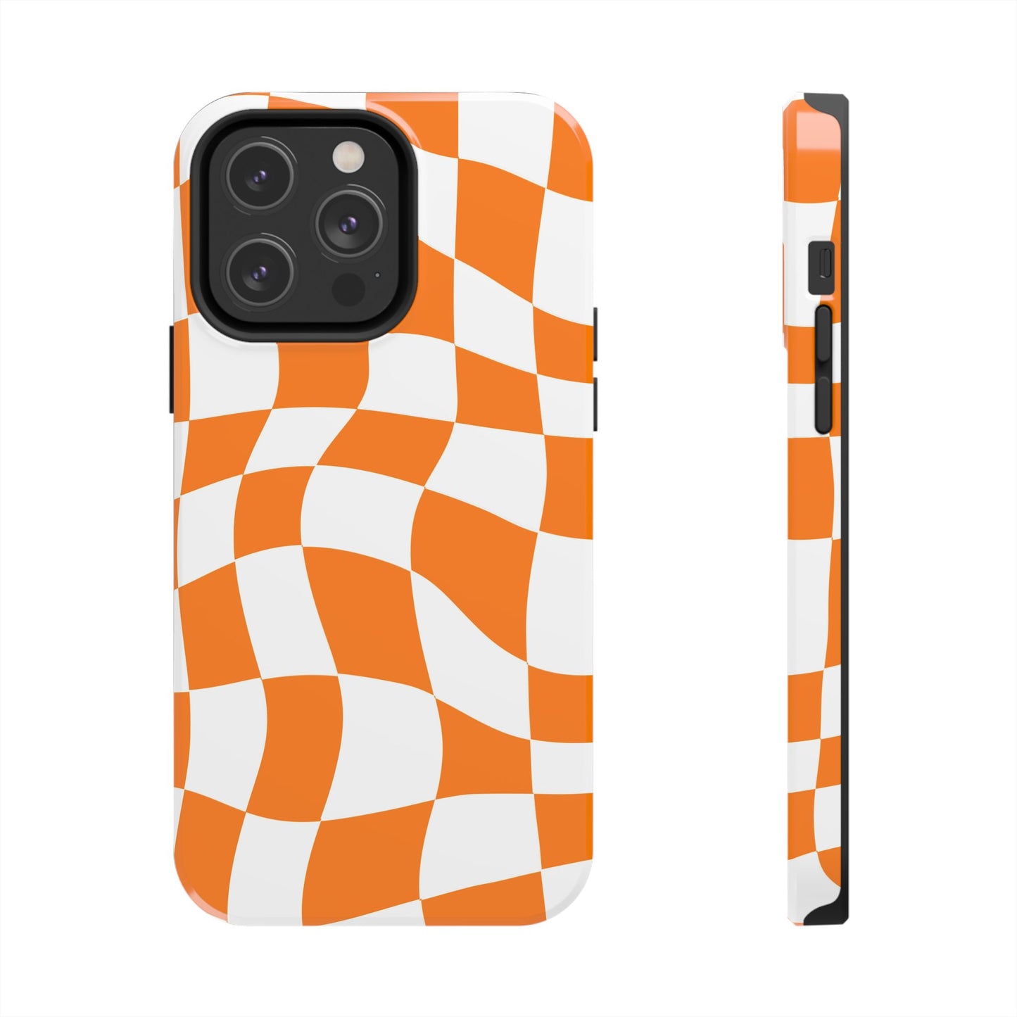 McLaren Orange - Checkered Flag Phone Case