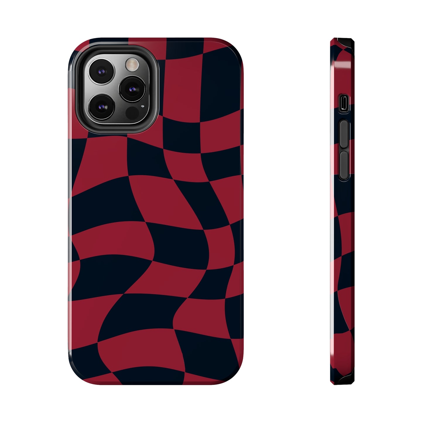 Alfa Romeo Red - Checkered Flag Phone Case