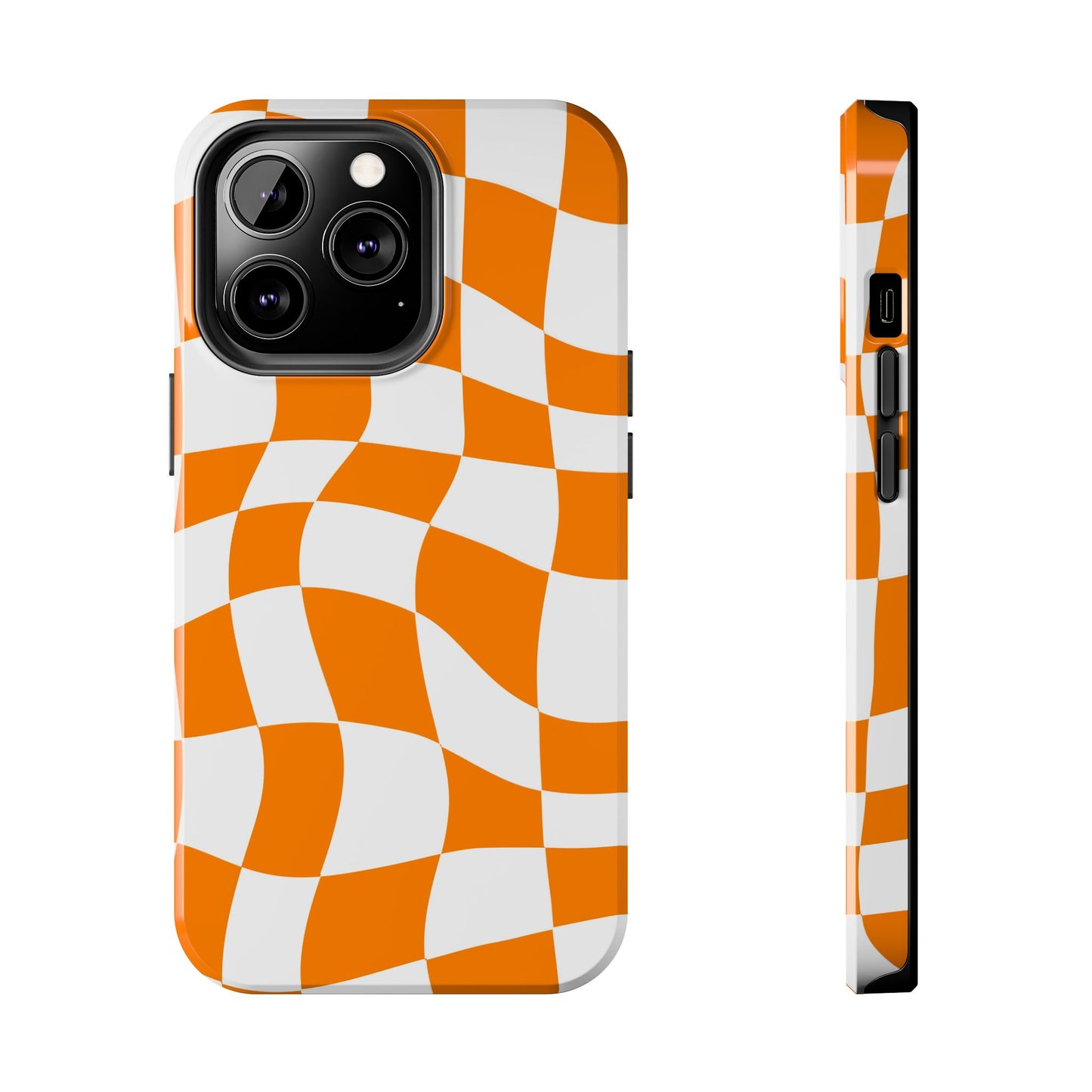 McLaren Orange - Checkered Flag Phone Case