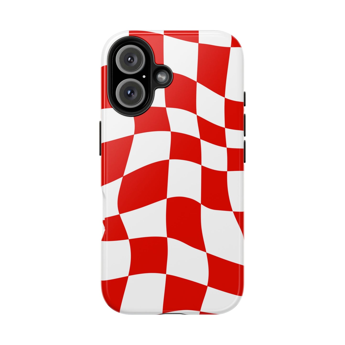 Ferrari Red - Checkered Phone Case