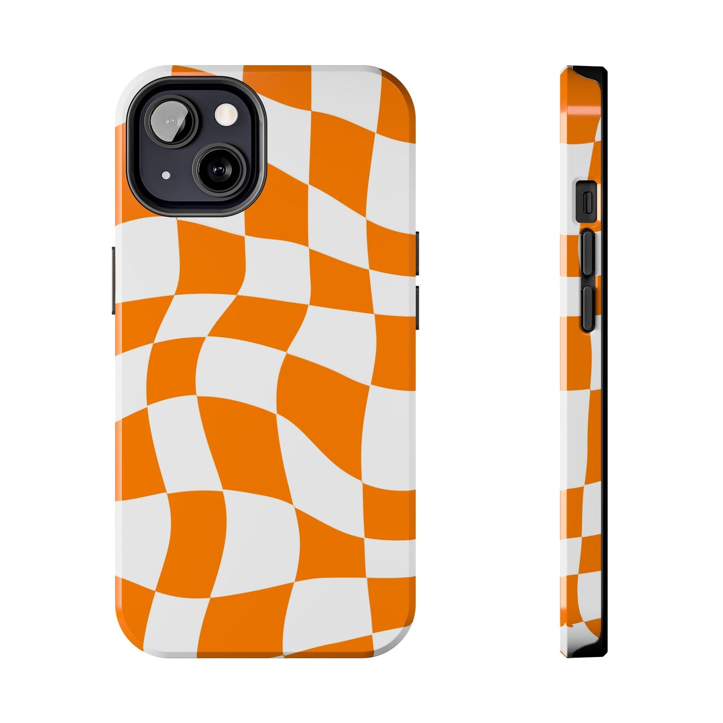 McLaren Orange - Checkered Flag Phone Case