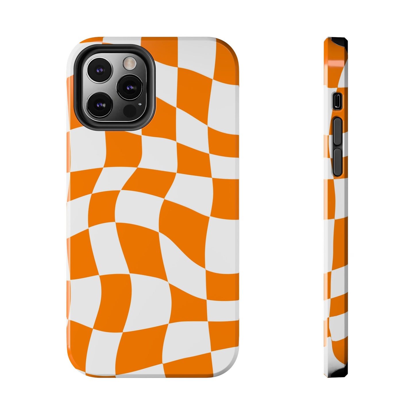 McLaren Orange - Checkered Flag Phone Case