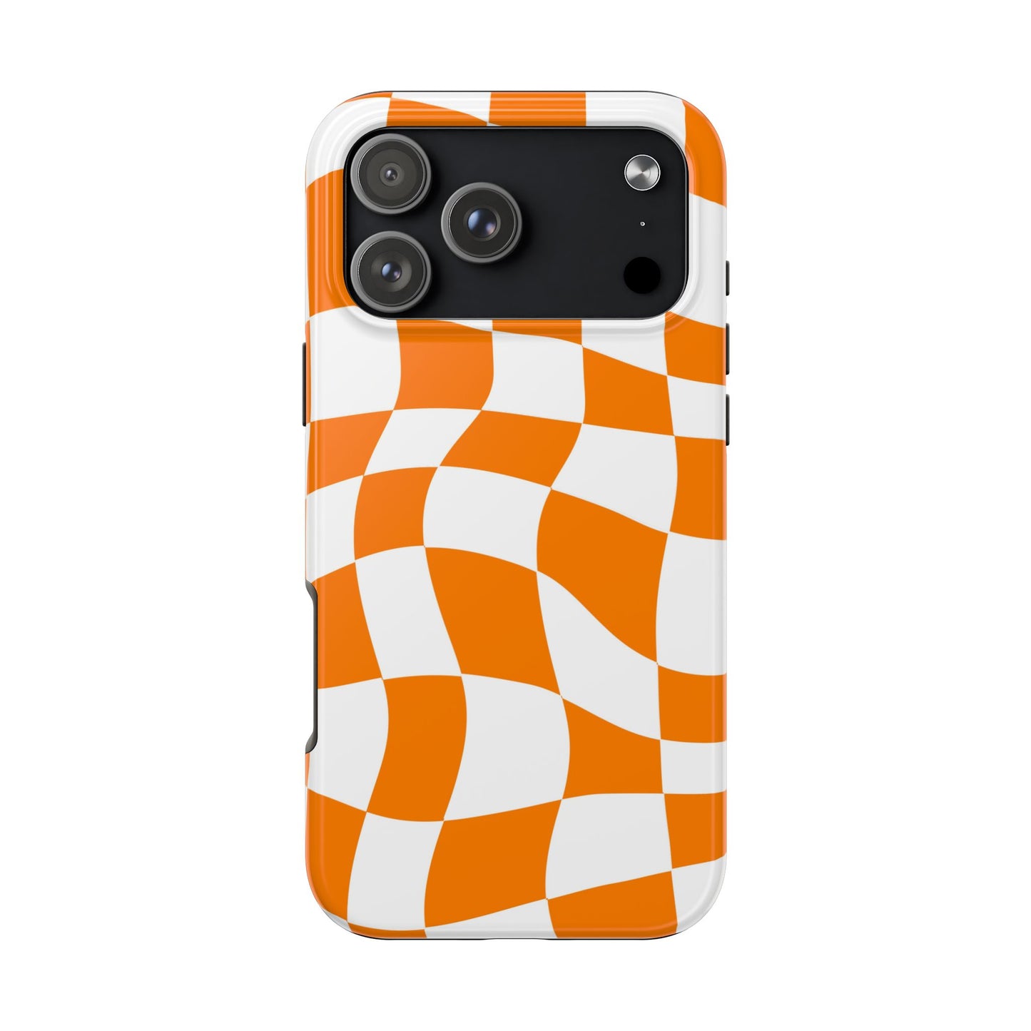 McLaren Orange - Checkered Flag Phone Case
