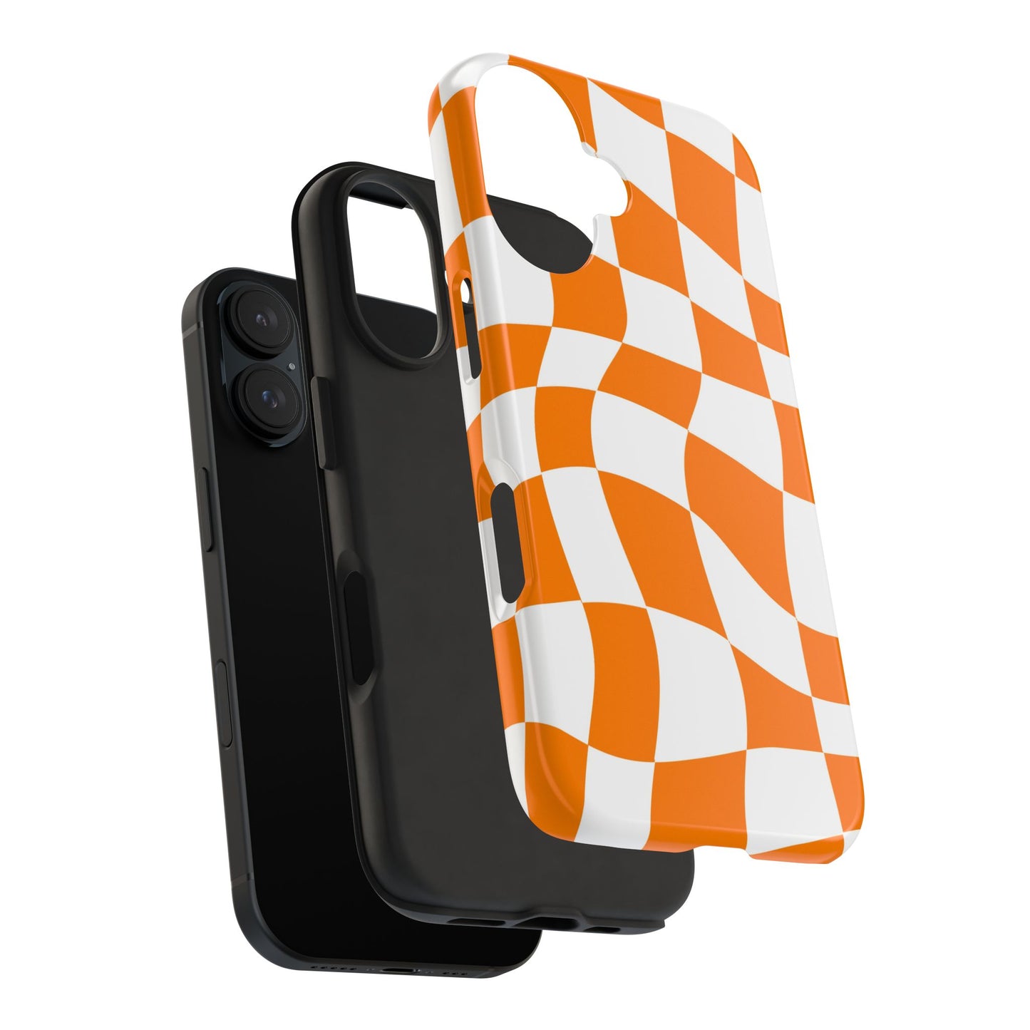 McLaren Orange - Checkered Flag Phone Case