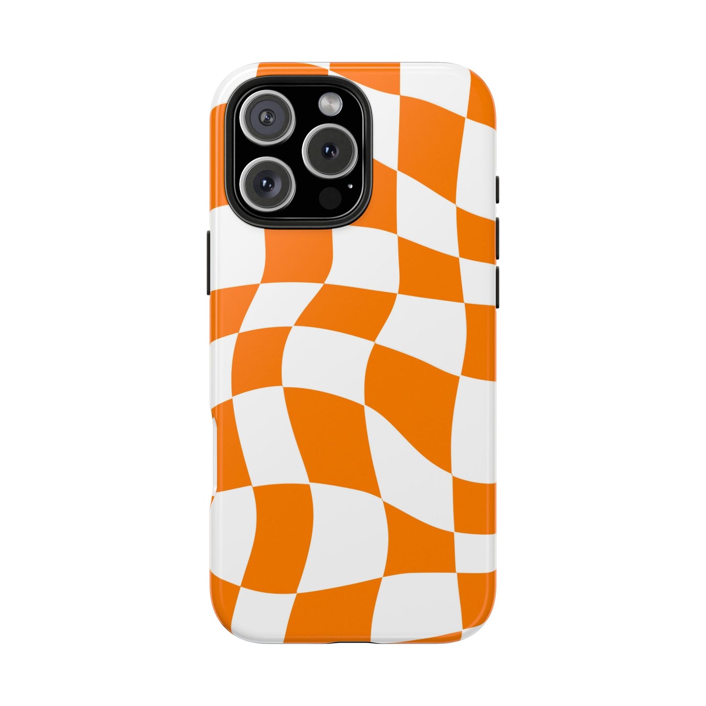 McLaren Orange - Checkered Flag Phone Case