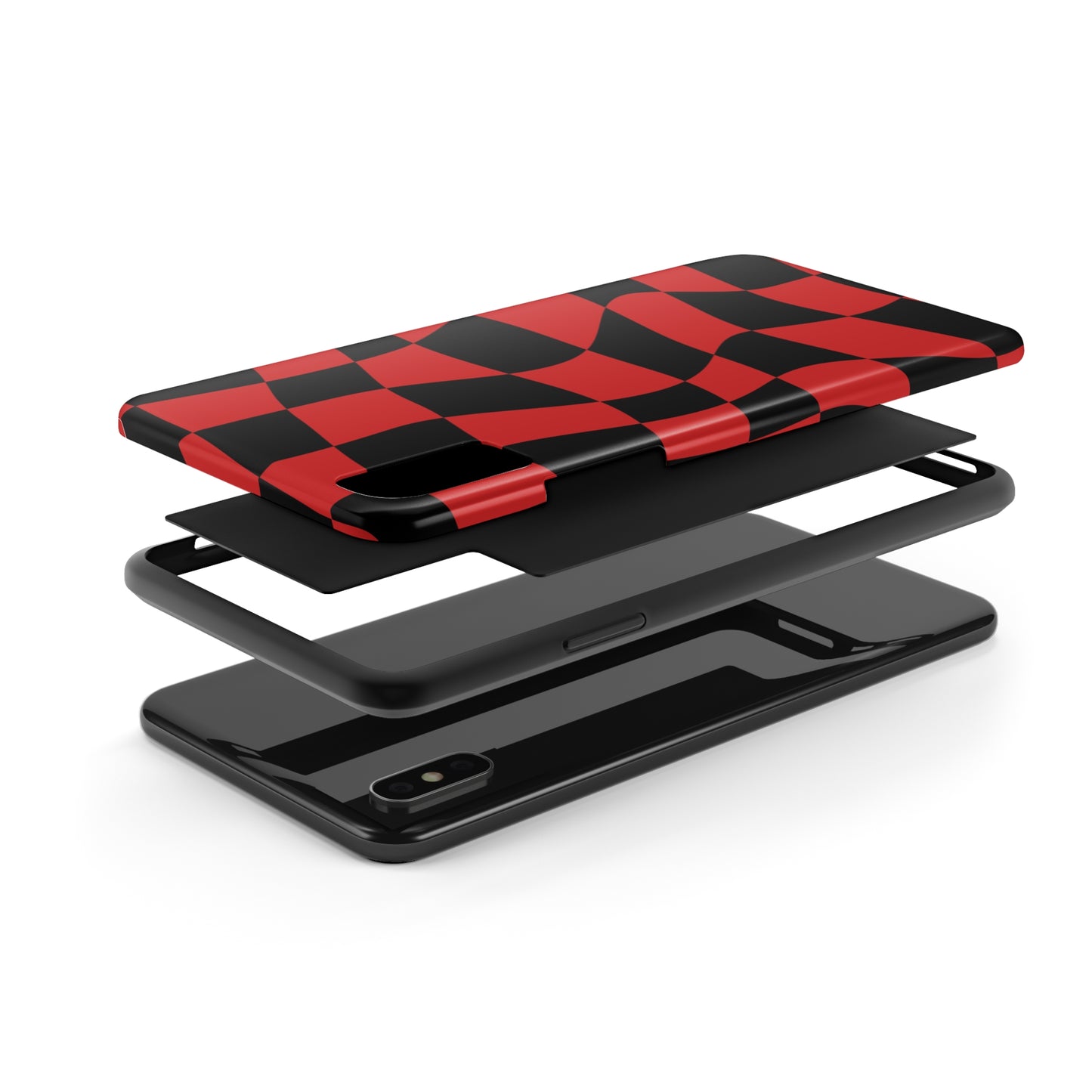 Haas Red - Checkered Flag Phone Case