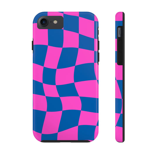 Alpine Pink - Checkered Flag Phone Case