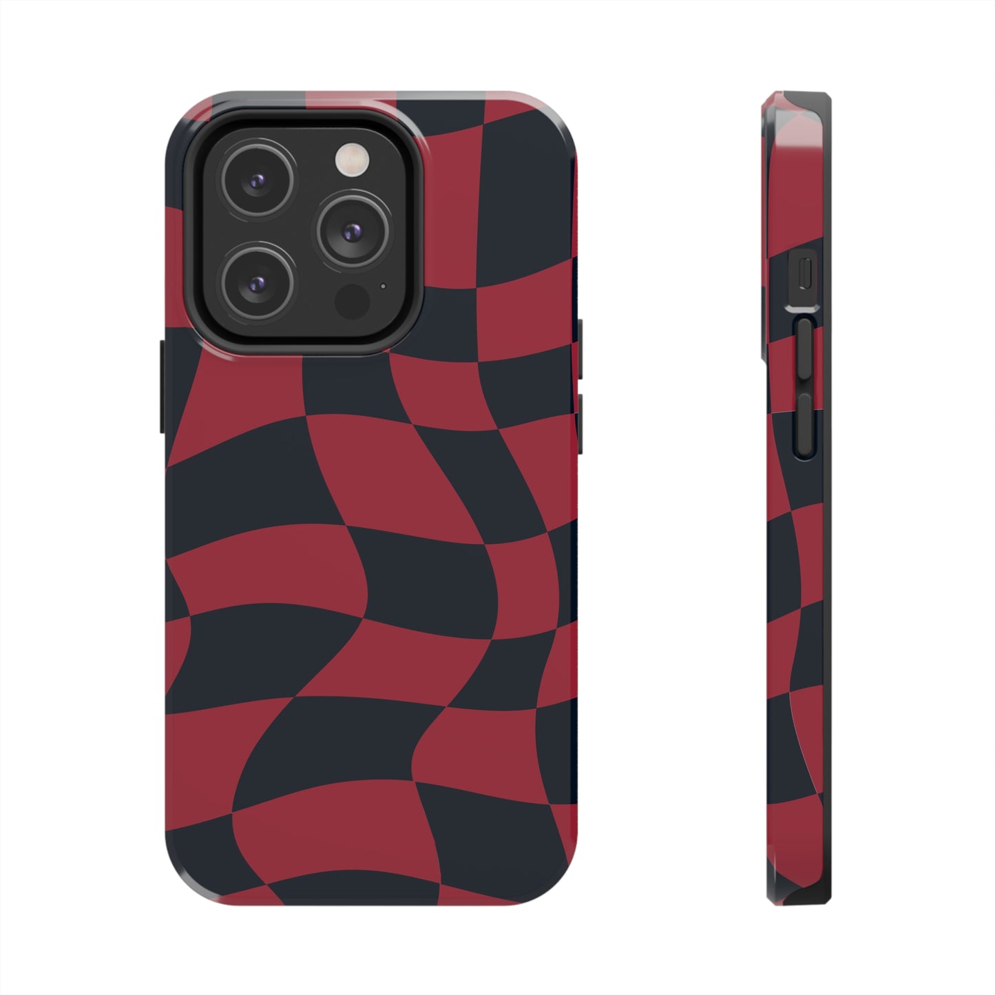 Alfa Romeo Red - Checkered Flag Phone Case