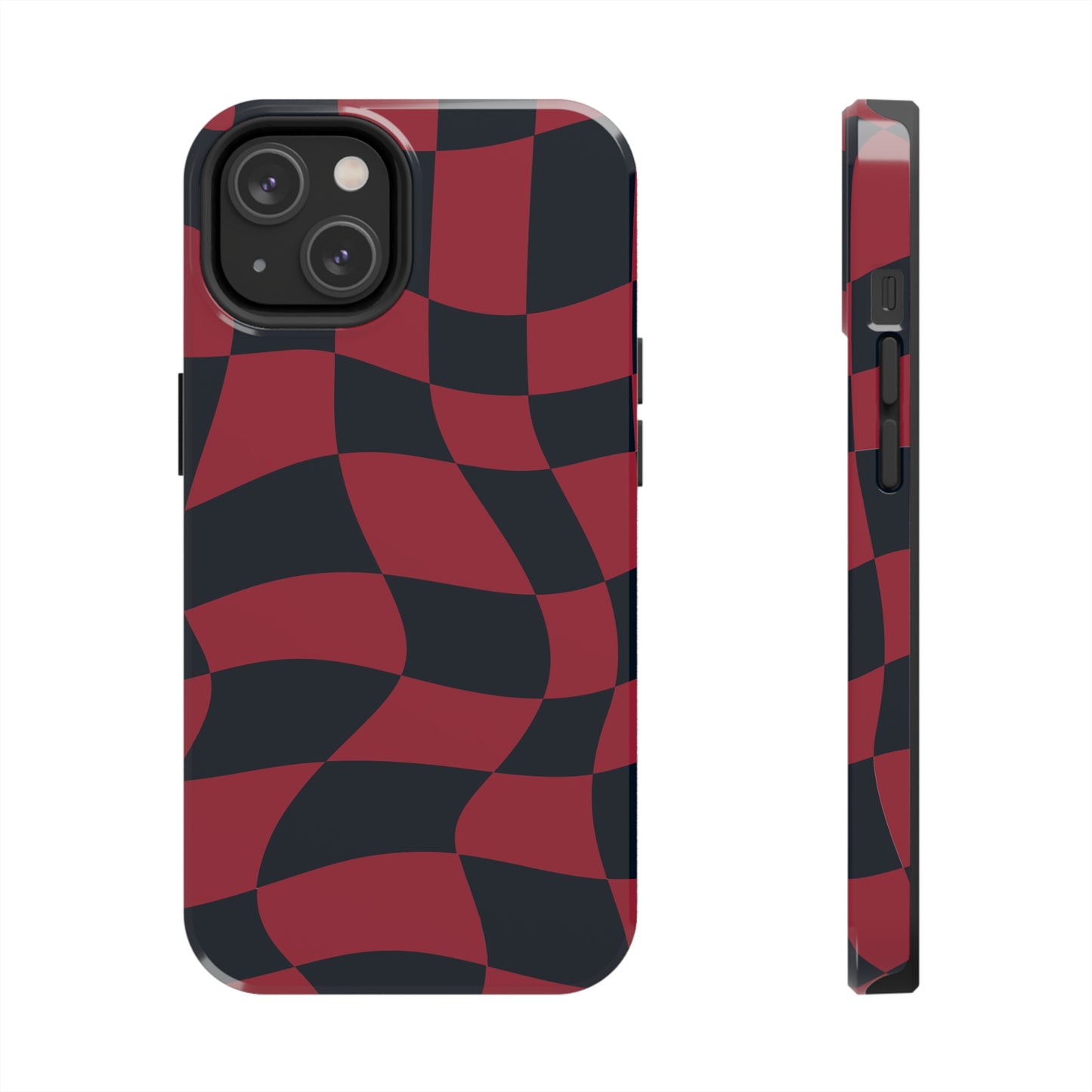 Alfa Romeo Red - Checkered Flag Phone Case