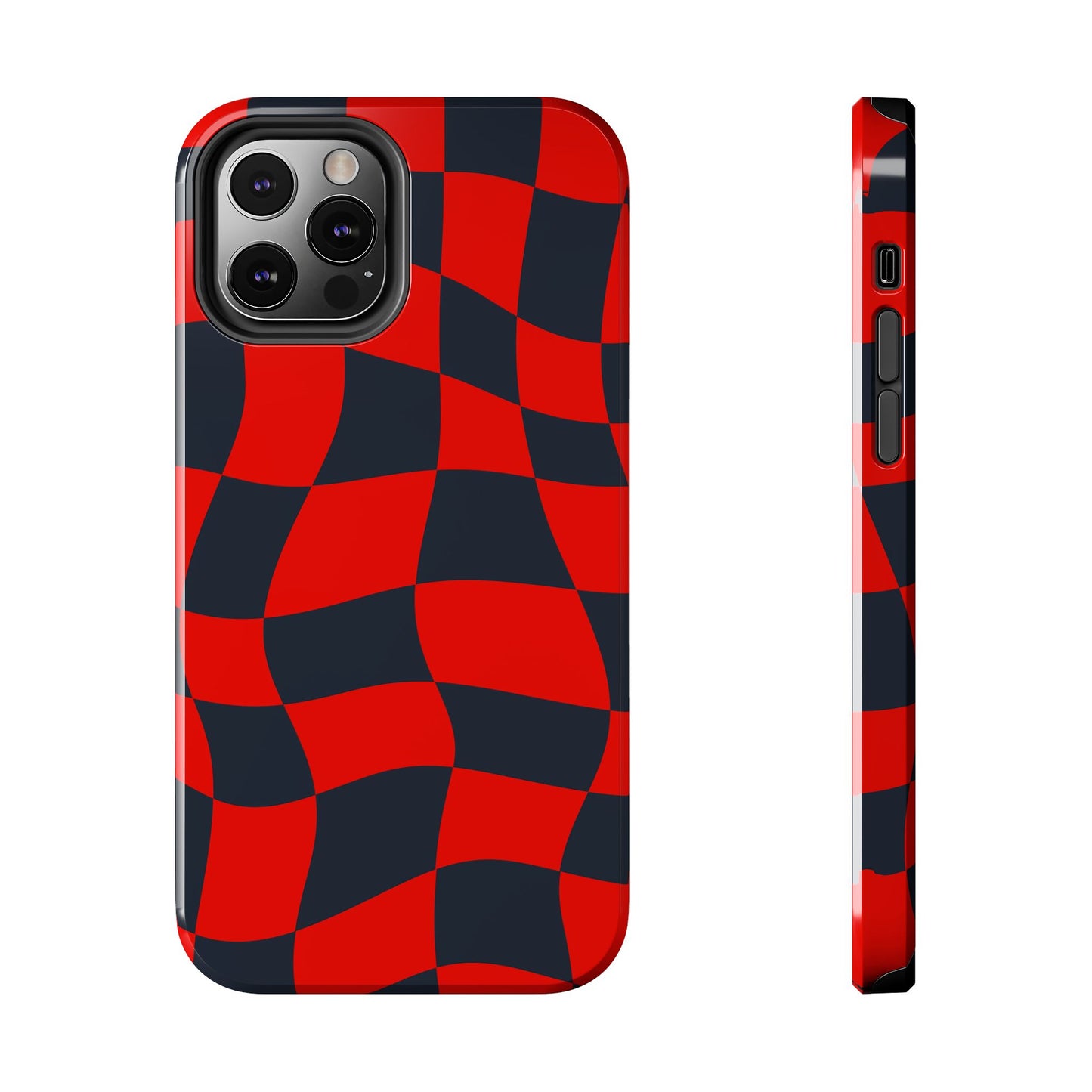 RedBull Crimson - Checkered Flag Phone Case
