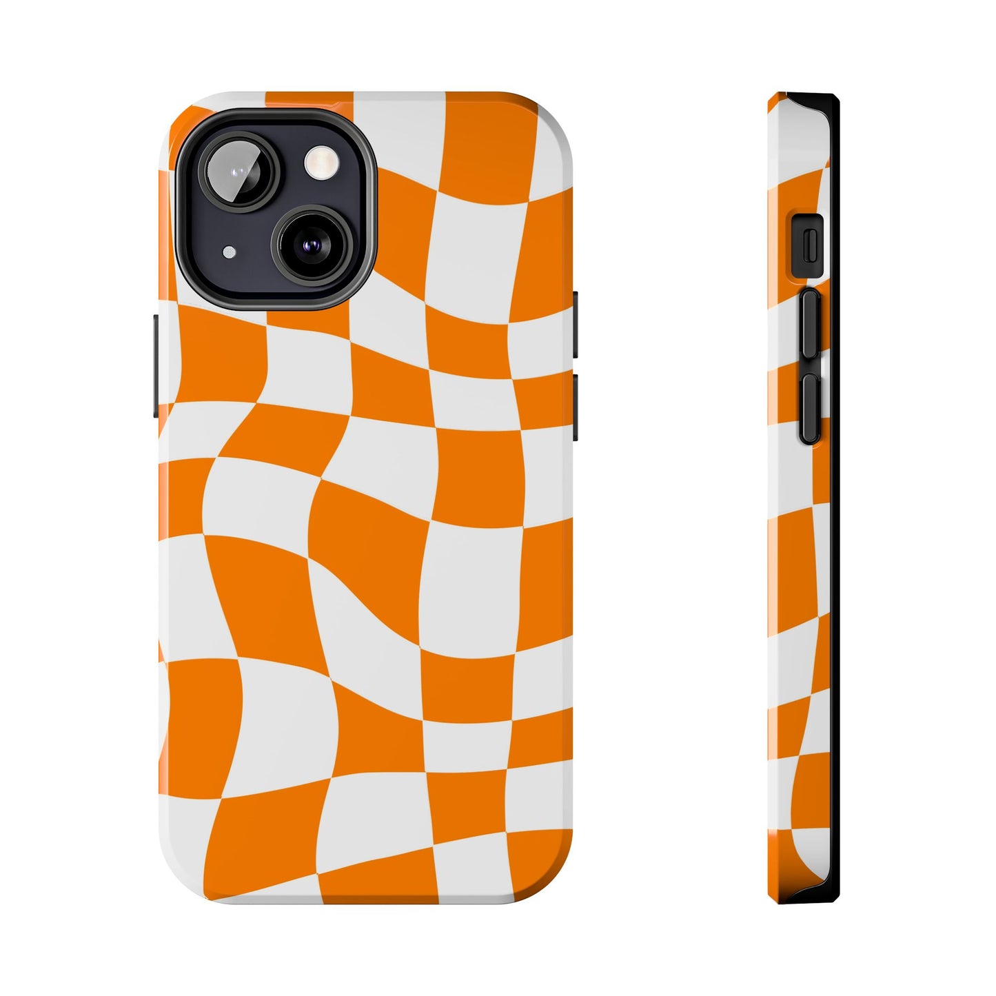 McLaren Orange - Checkered Flag Phone Case