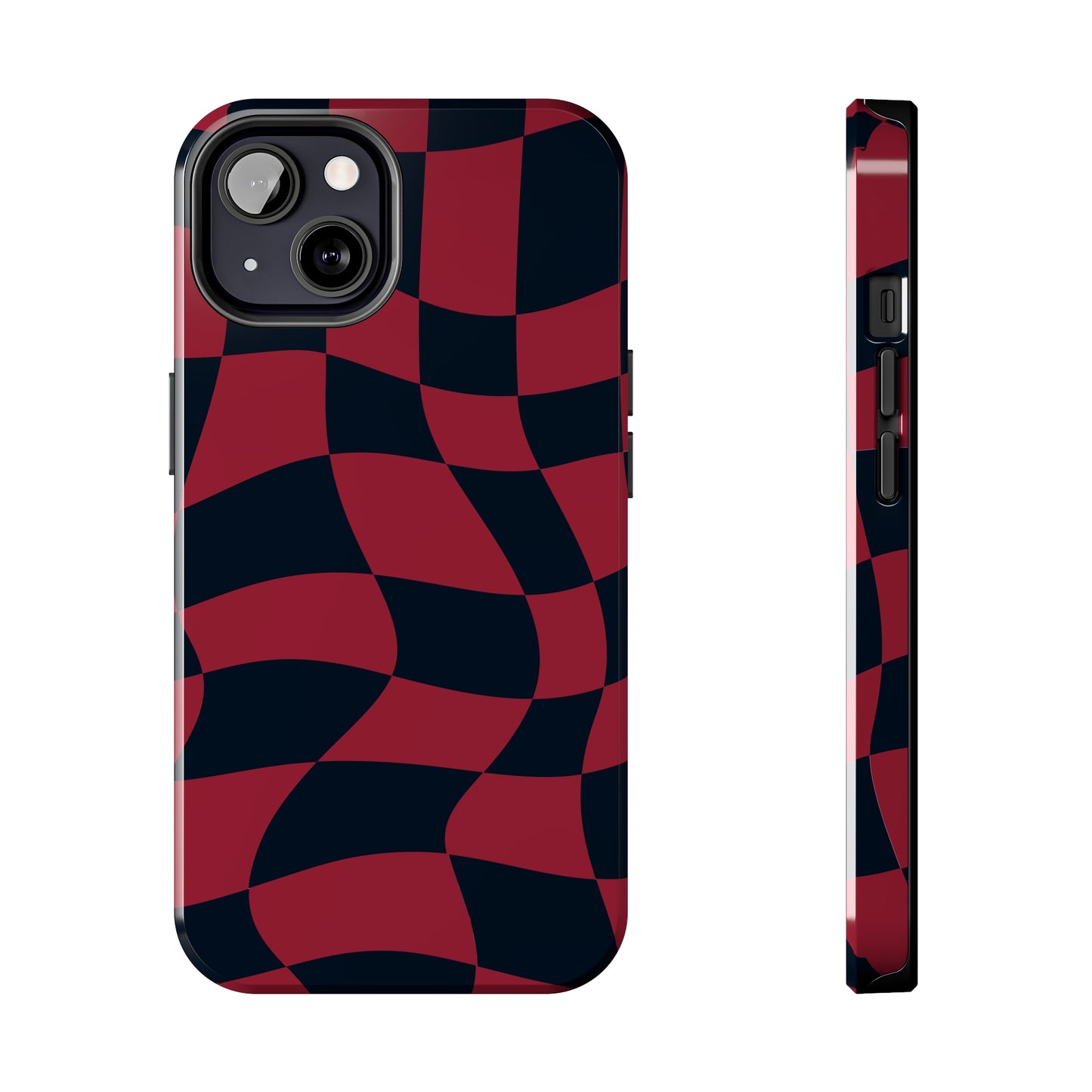 Alfa Romeo Red - Checkered Flag Phone Case