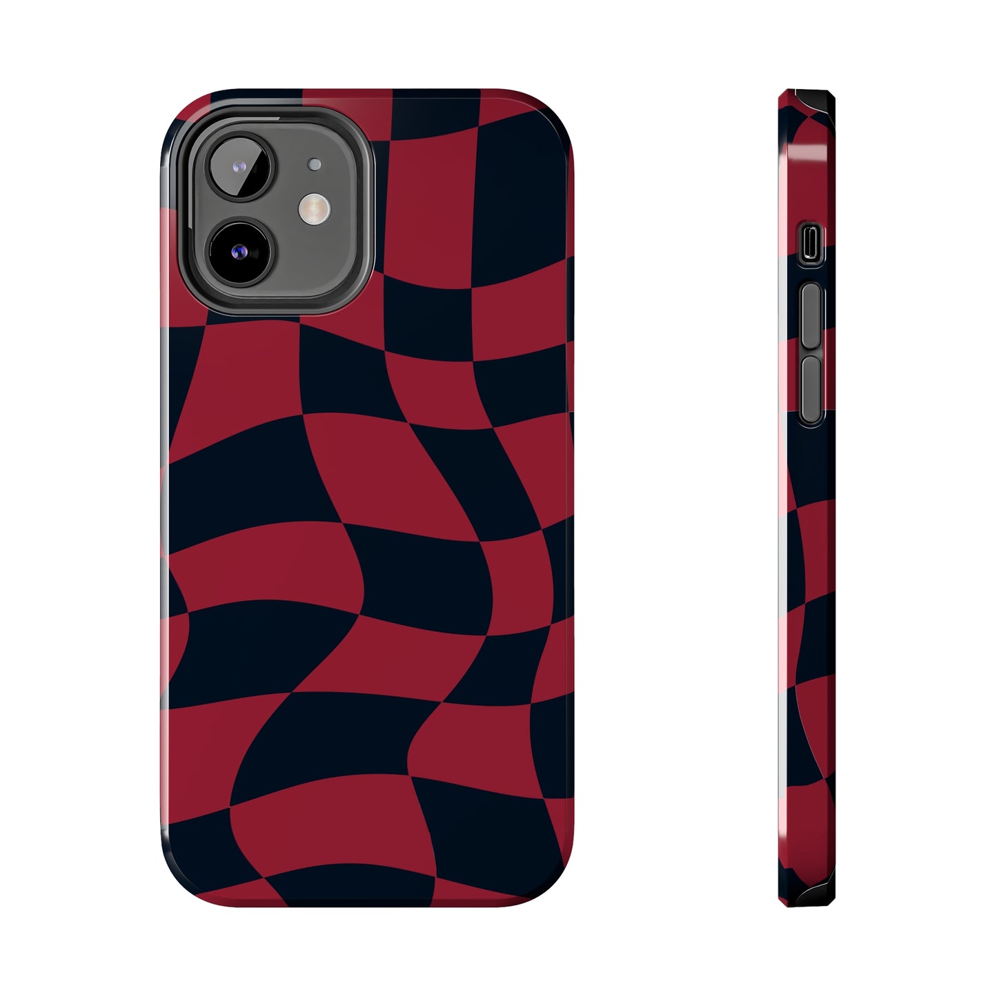 Alfa Romeo Red - Checkered Flag Phone Case