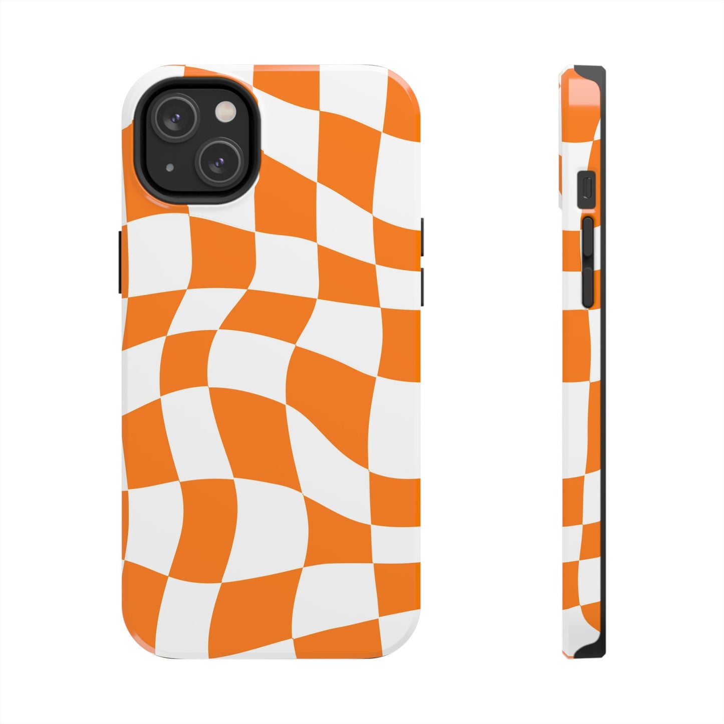 McLaren Orange - Checkered Flag Phone Case