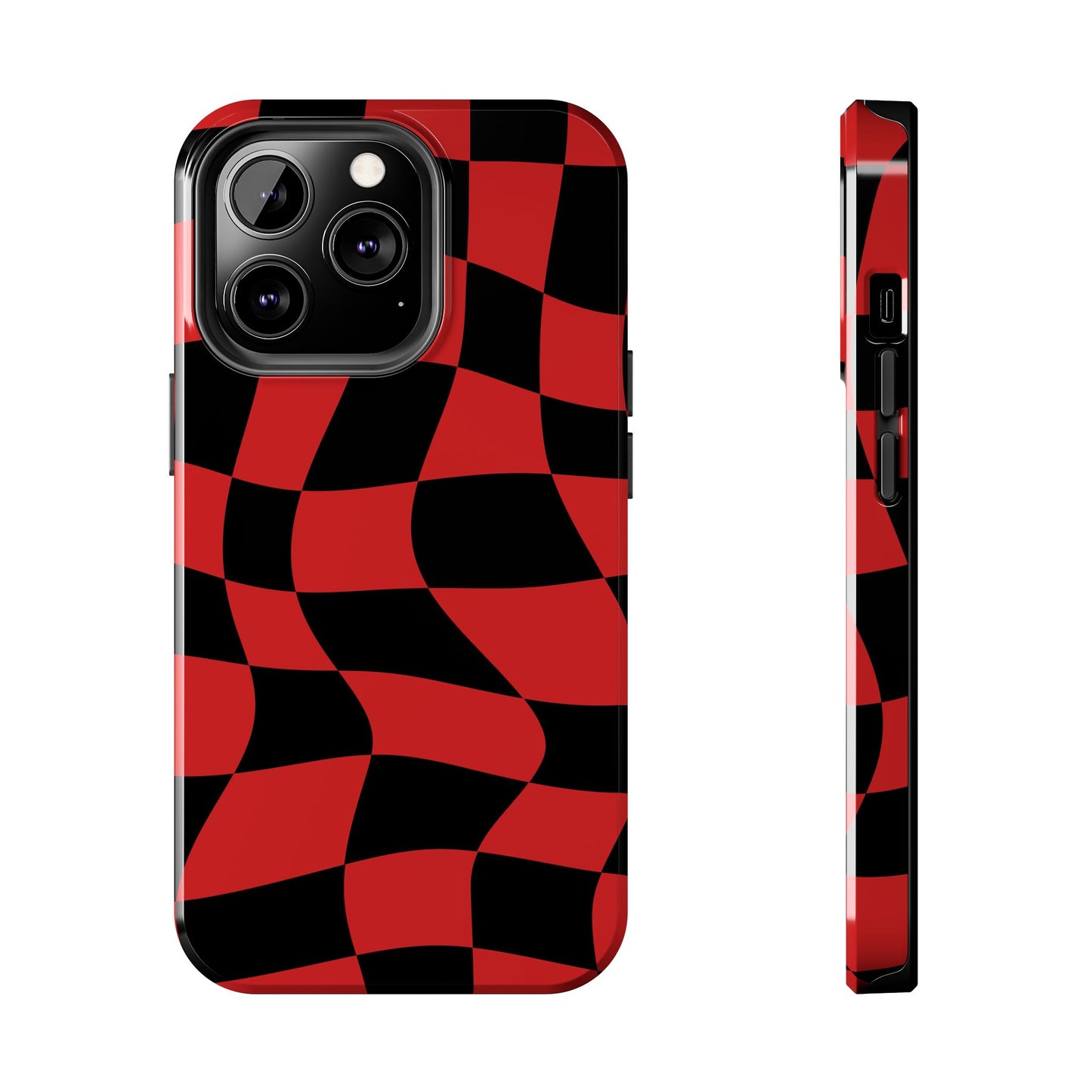Haas Red - Checkered Flag Phone Case