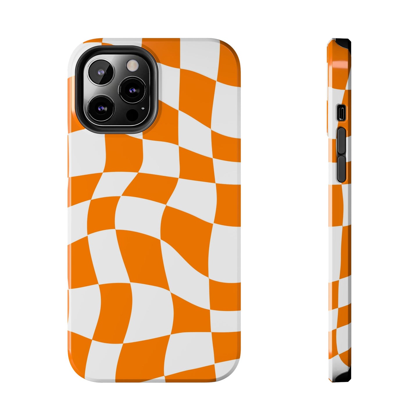 McLaren Orange - Checkered Flag Phone Case