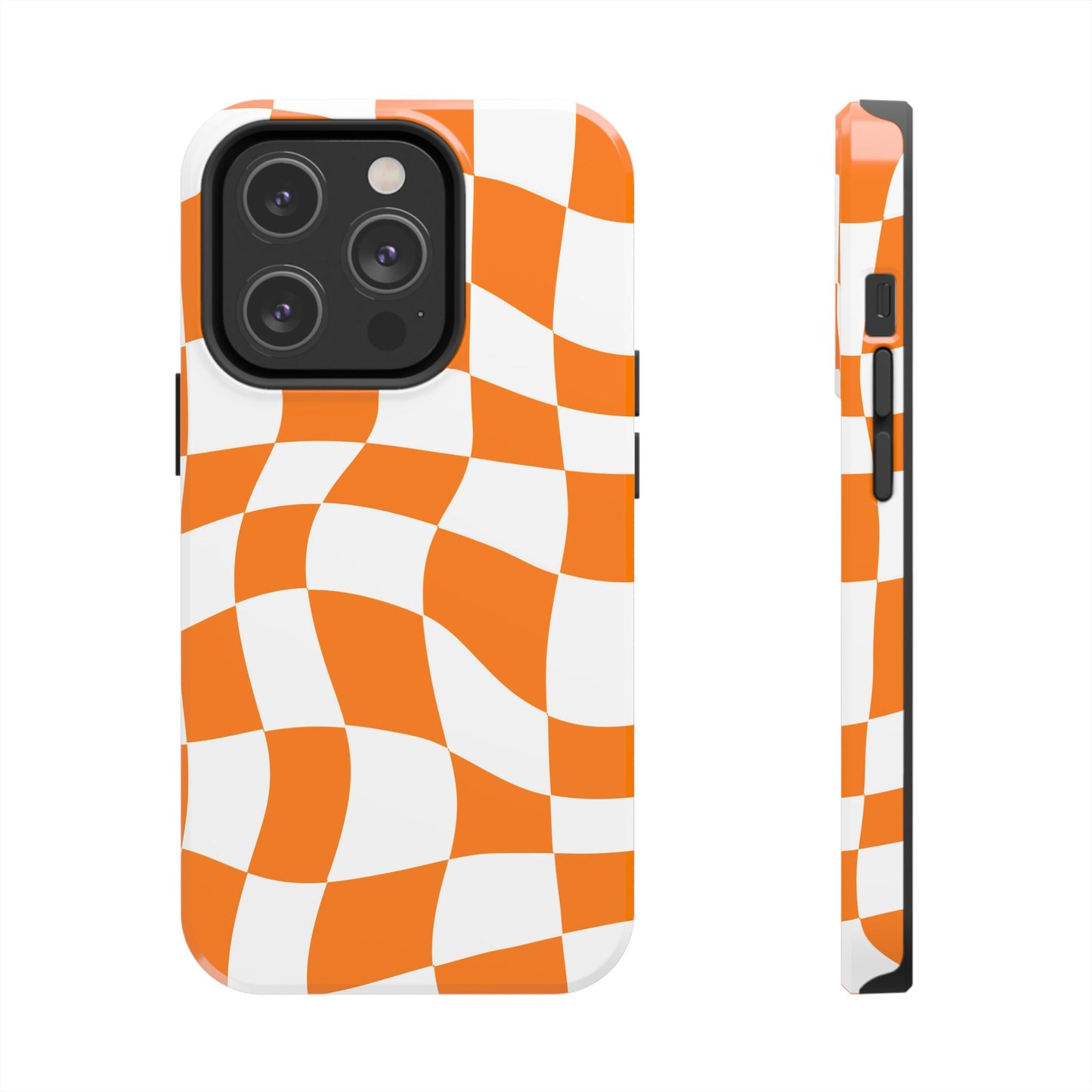 McLaren Orange - Checkered Flag Phone Case