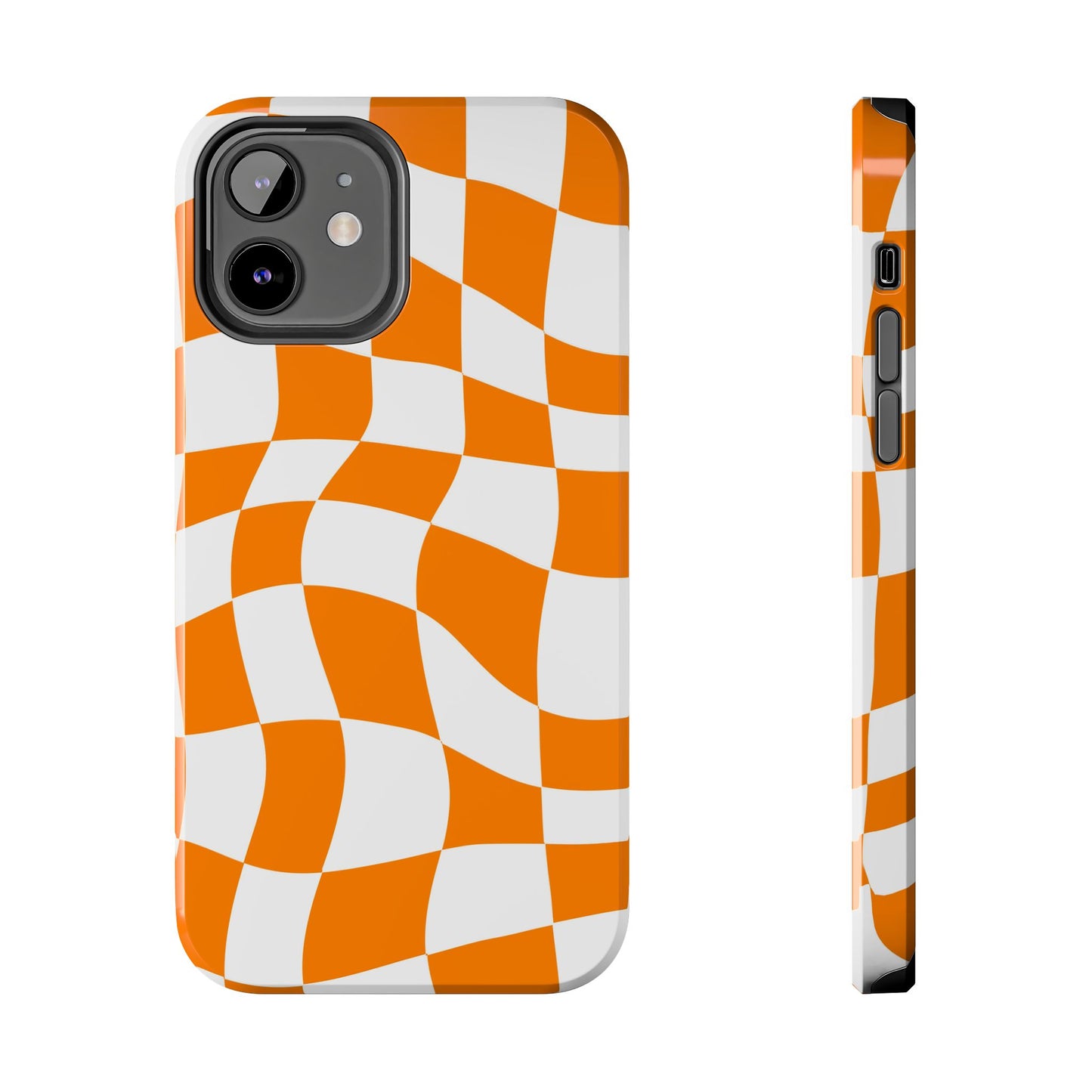 McLaren Orange - Checkered Flag Phone Case