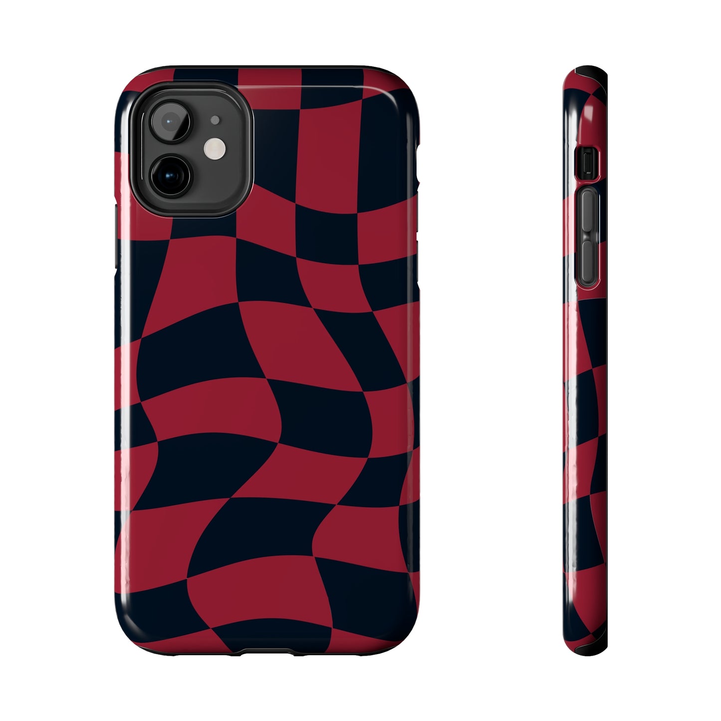 Alfa Romeo Red - Checkered Flag Phone Case