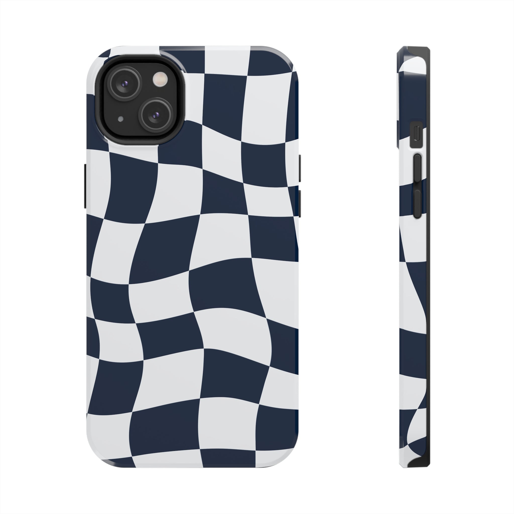 AlphaTauri Blue Checkered Flag Phone Case Race Day Athletic