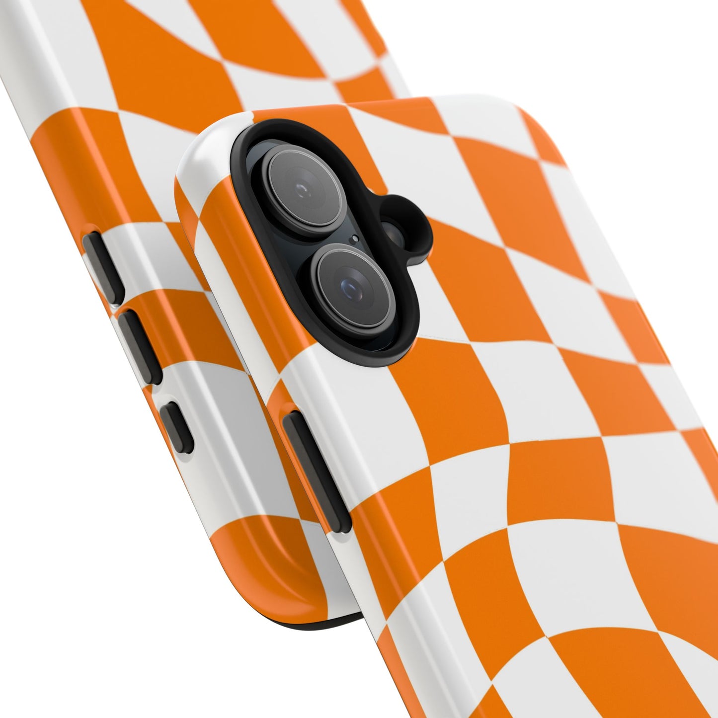 McLaren Orange - Checkered Flag Phone Case