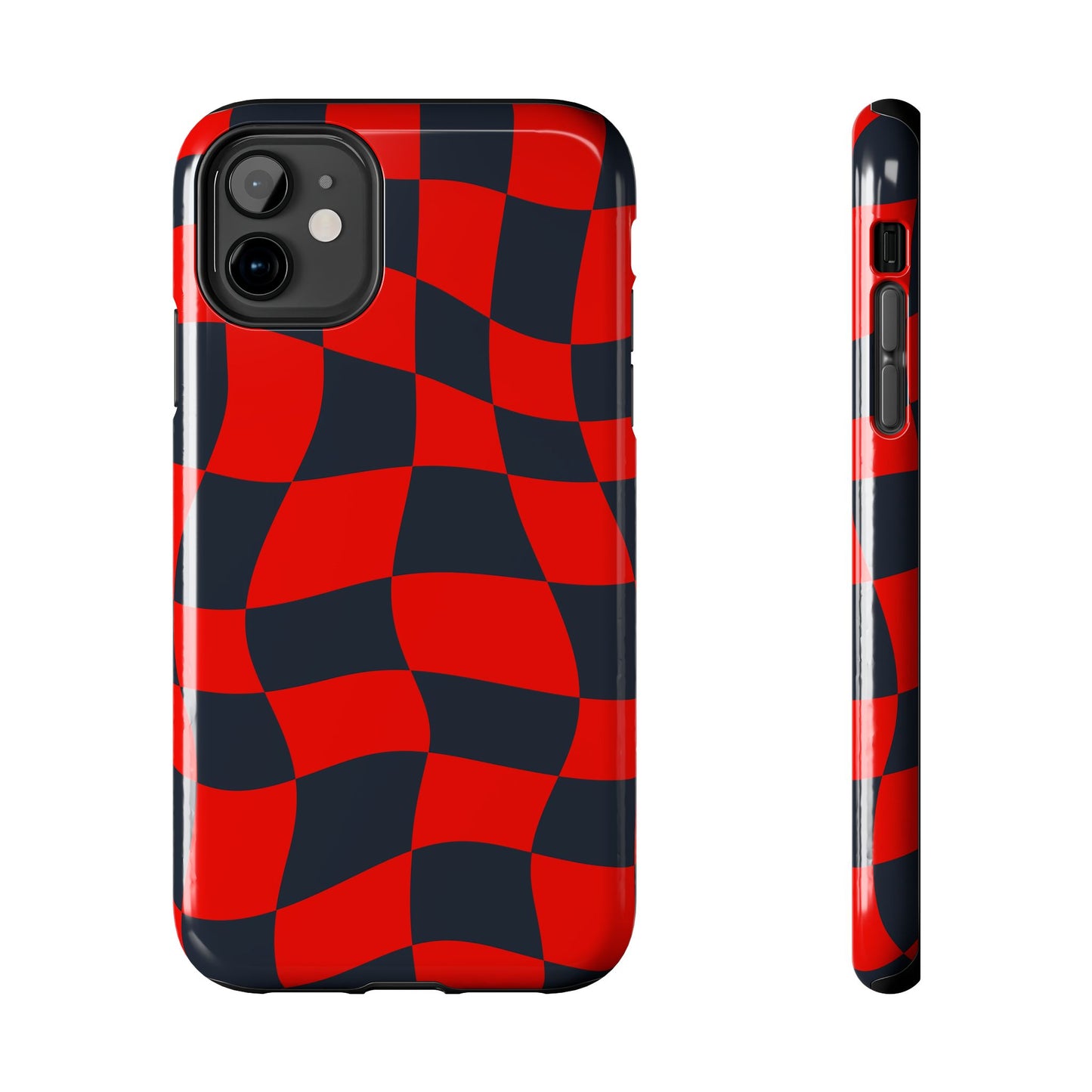 RedBull Crimson - Checkered Flag Phone Case