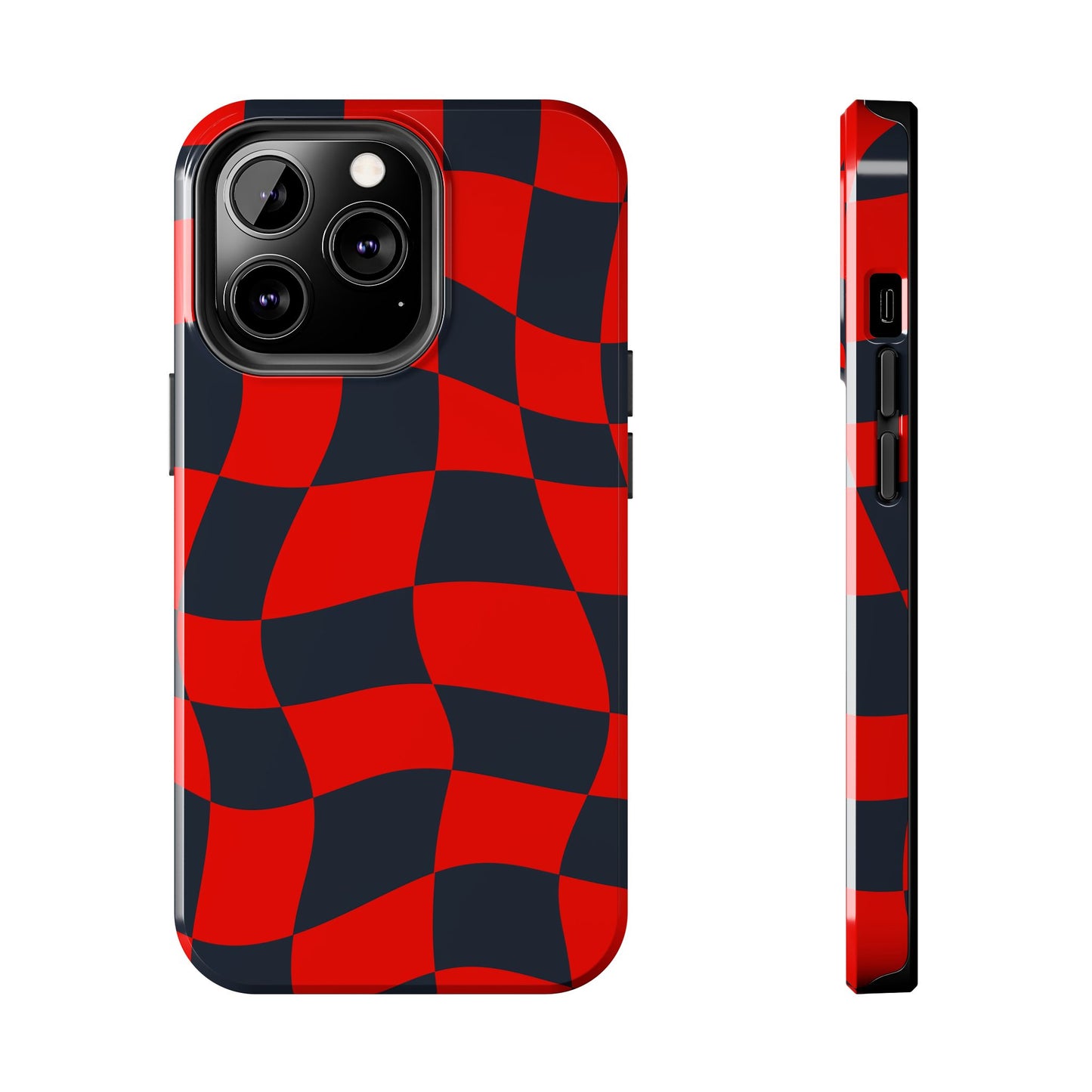 RedBull Crimson - Checkered Flag Phone Case