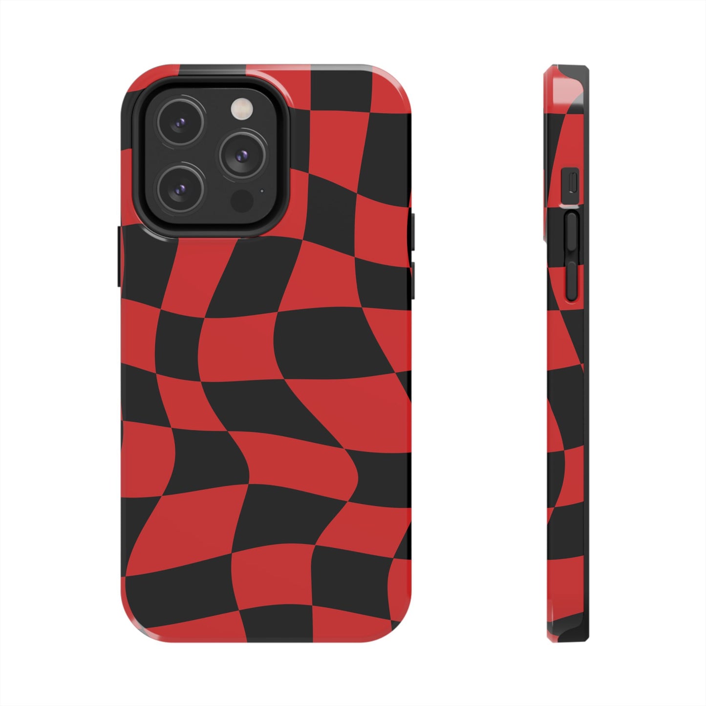 Haas Red - Checkered Flag Phone Case