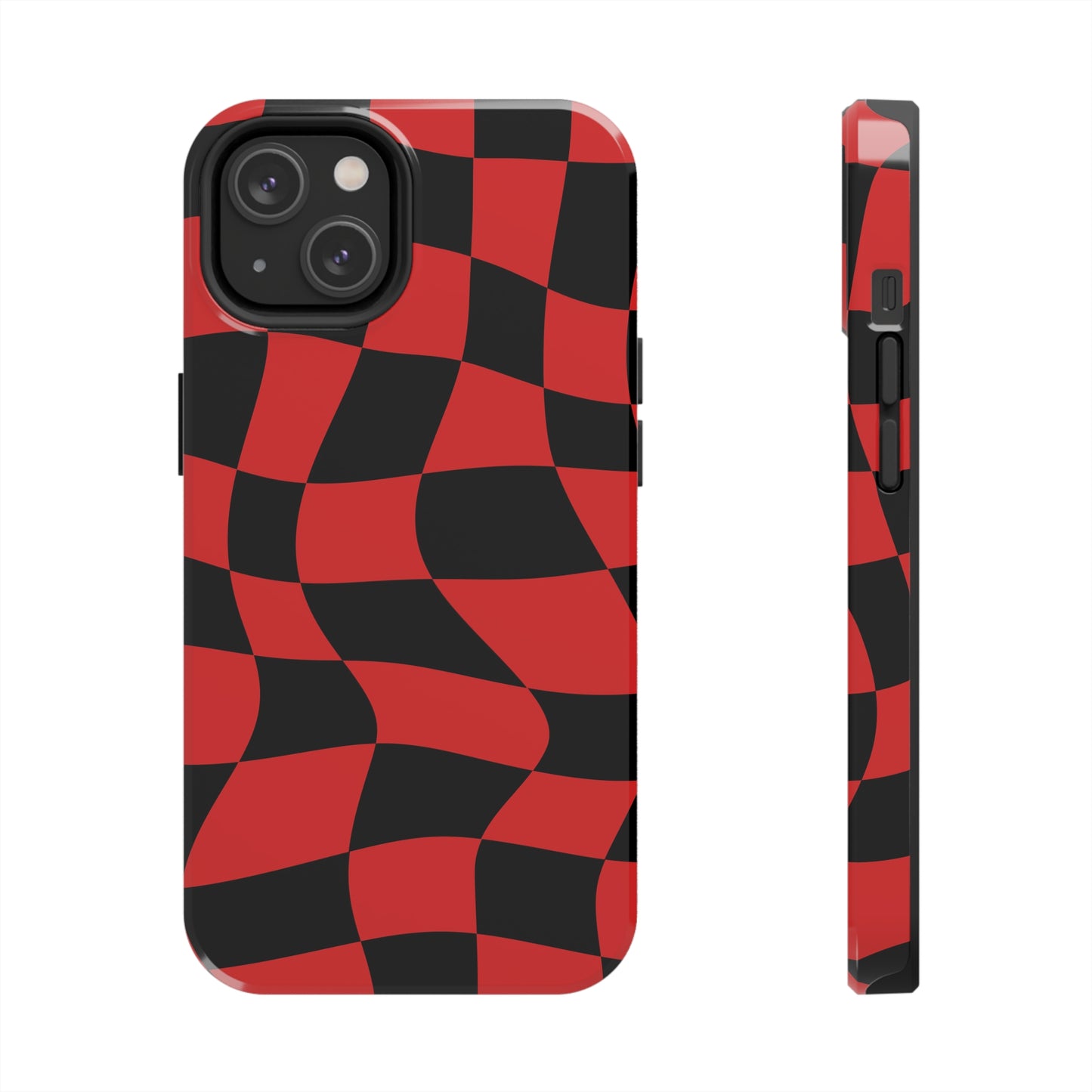 Haas Red - Checkered Flag Phone Case