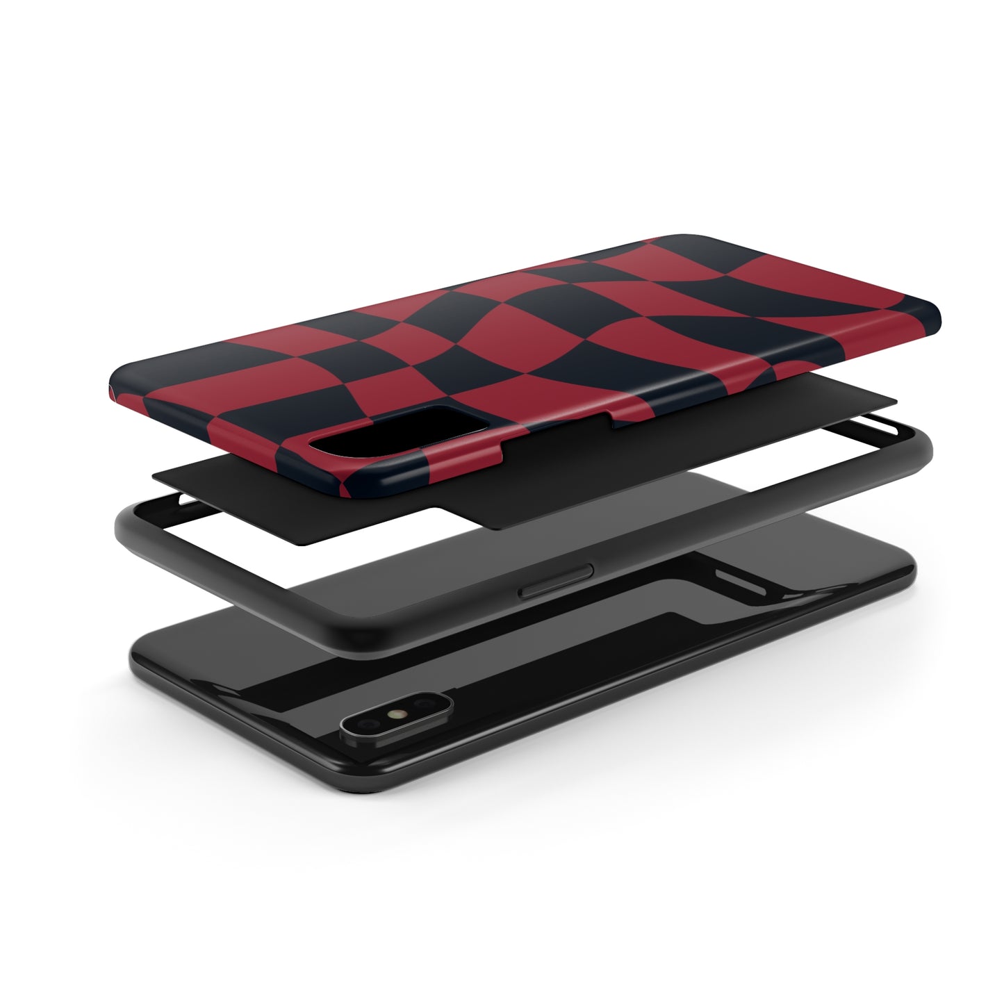 Alfa Romeo Red - Checkered Flag Phone Case