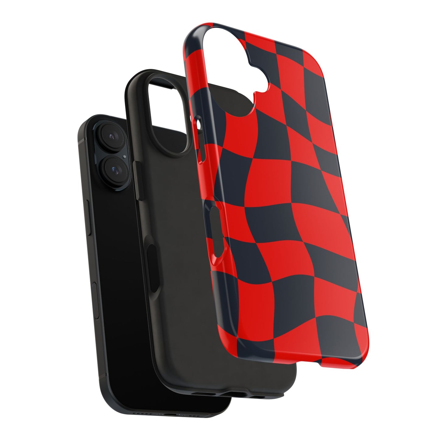 RedBull Crimson - Checkered Flag Phone Case