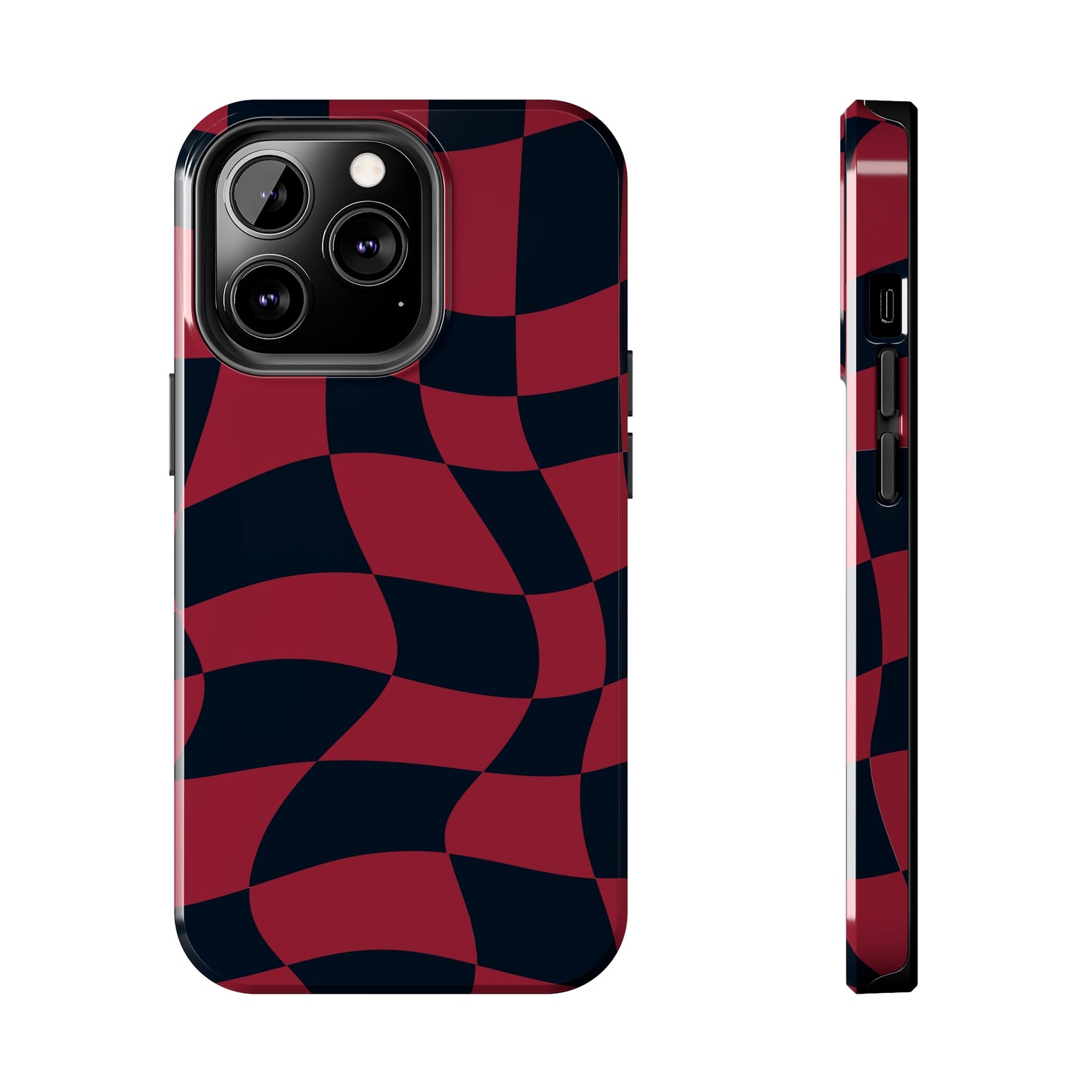 Alfa Romeo Red - Checkered Flag Phone Case