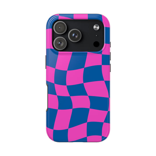 Alpine Pink - Checkered Flag Phone Case