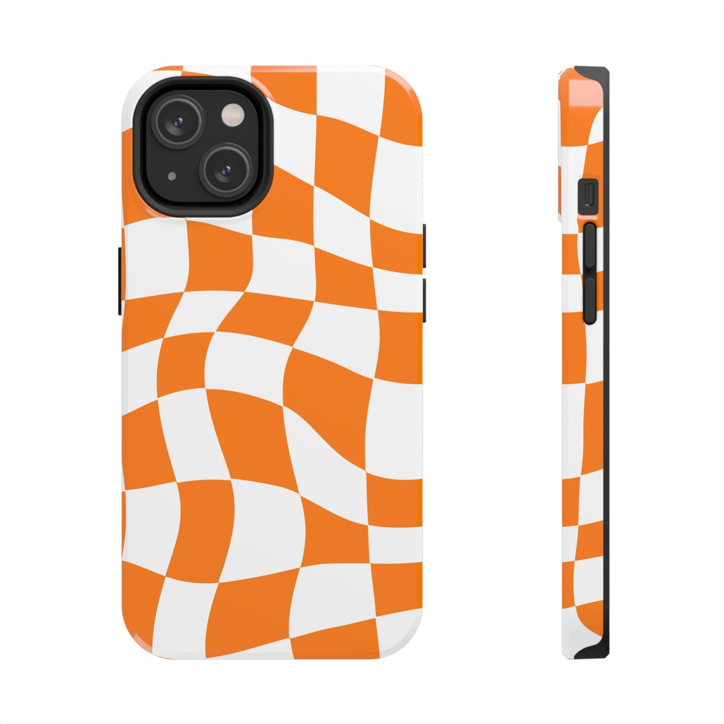 McLaren Orange - Checkered Flag Phone Case